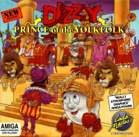 Dizzy: Prince of the Yolk Folk Amiga US box art